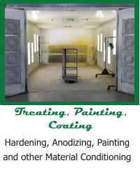 Hardening, Anodizing, Painting and other Material Conditioning Treating, Painting, Coating